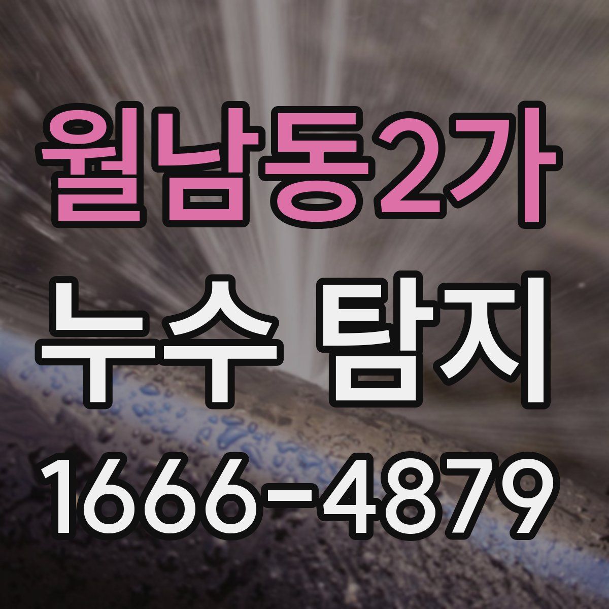 월남동2가 누수 탐지