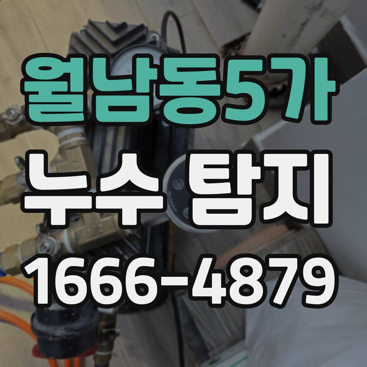 월남동5가 누수 탐지