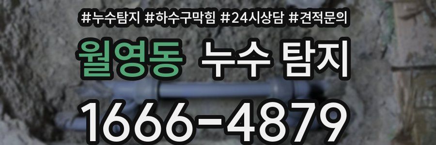 월영동 누수 탐지