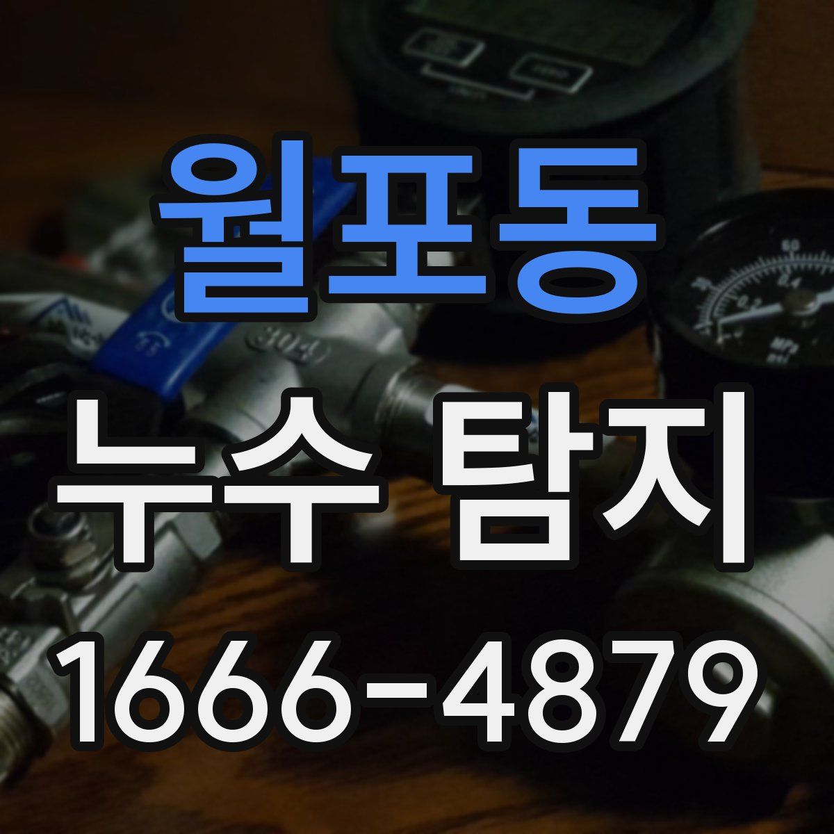 월포동 누수 탐지