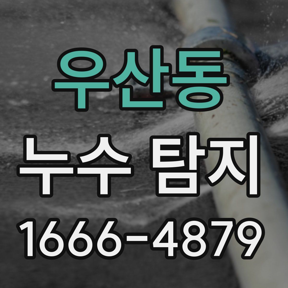 우산동 누수 탐지