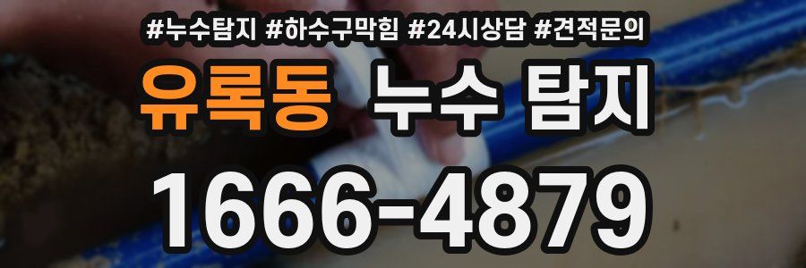유록동 누수 탐지