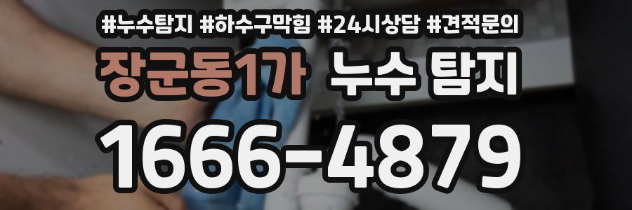 장군동1가 누수 탐지