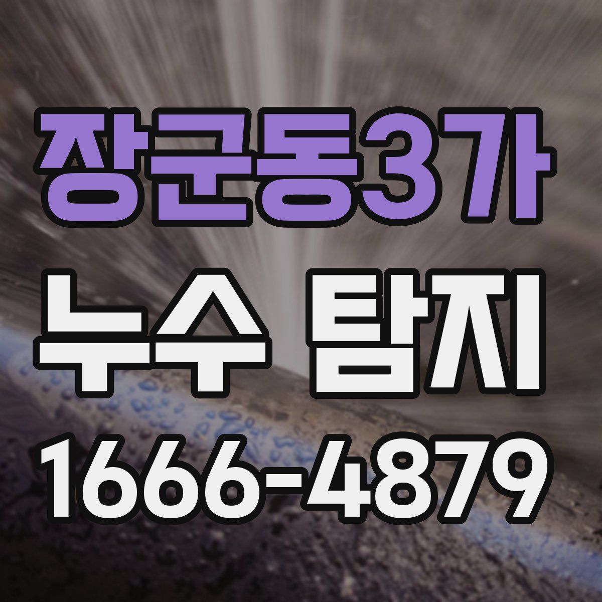 장군동3가 누수 탐지