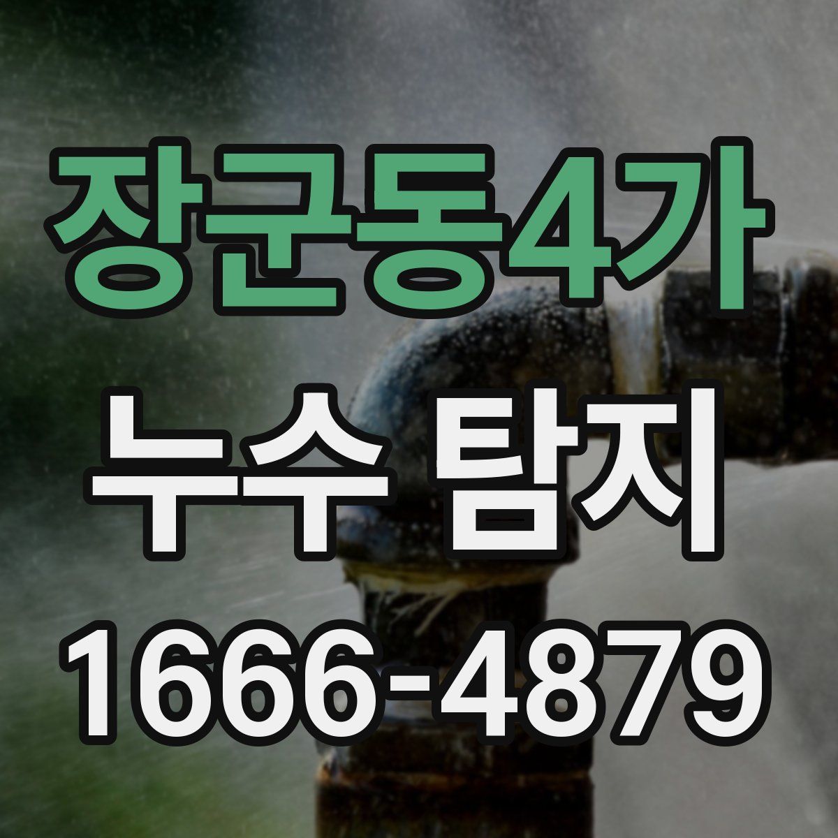 장군동4가 누수 탐지