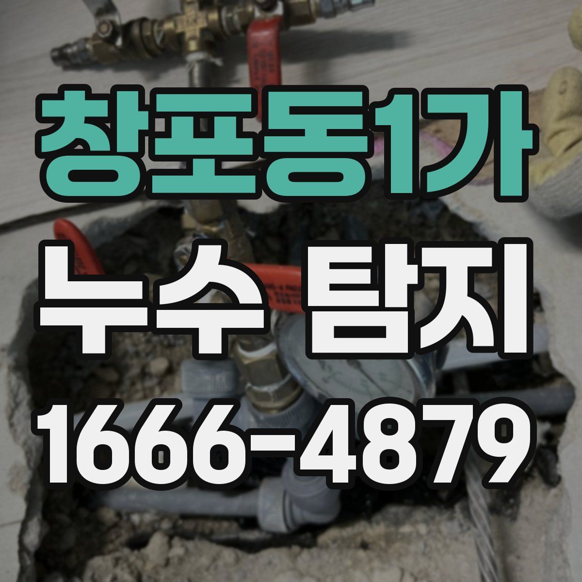 창포동1가 누수 탐지