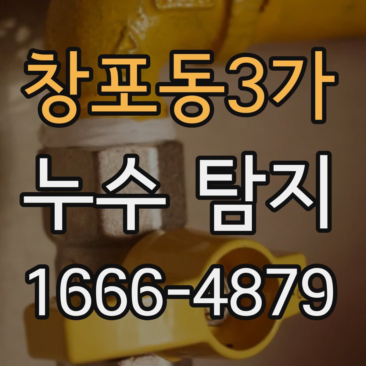 창포동3가 누수 탐지