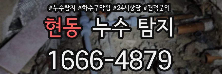 현동 누수 탐지