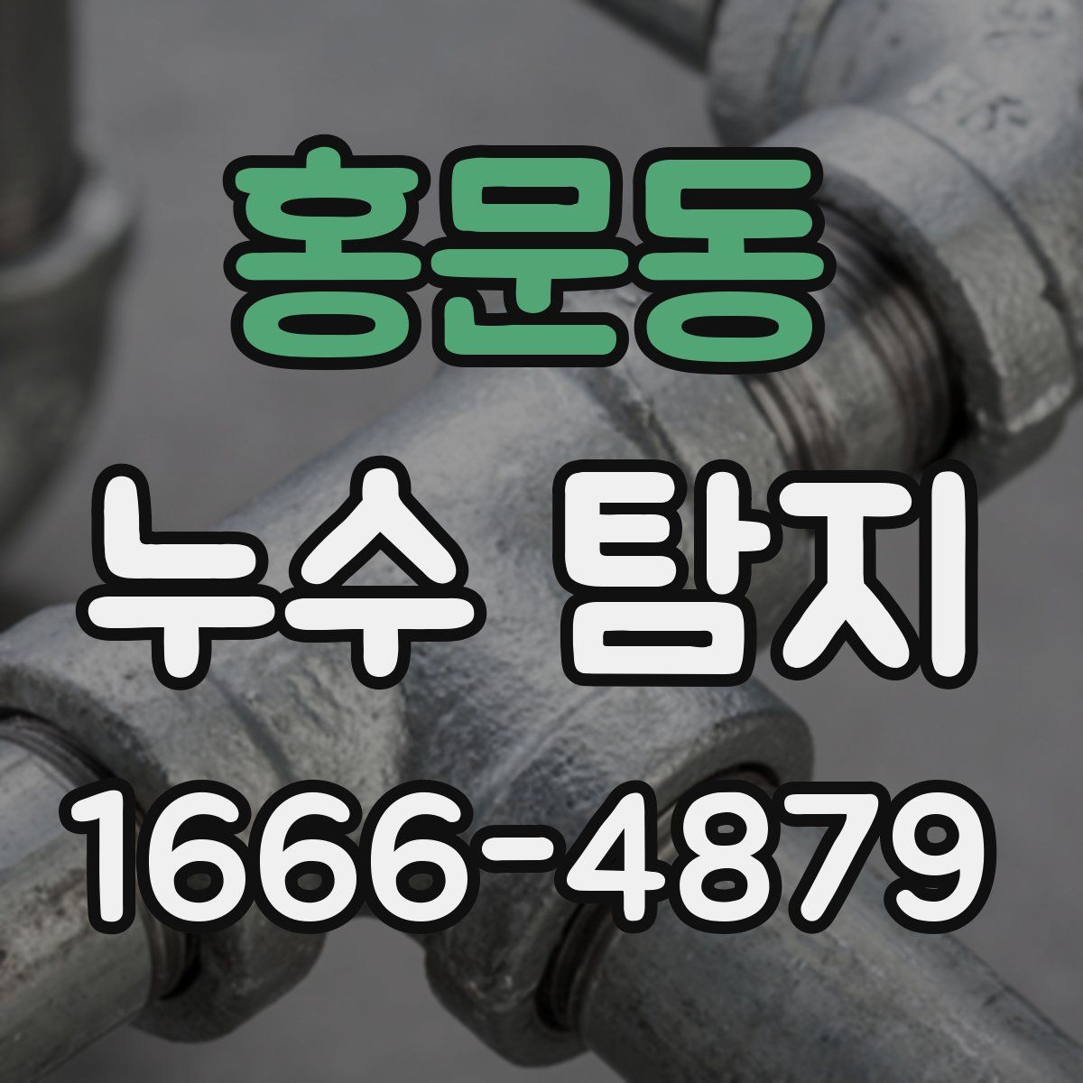 홍문동 누수 탐지