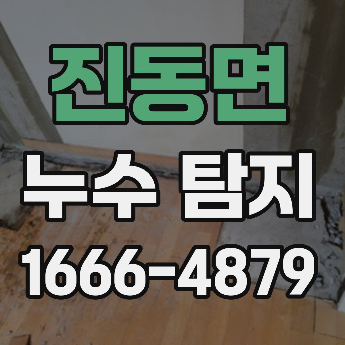 진동면 누수 탐지