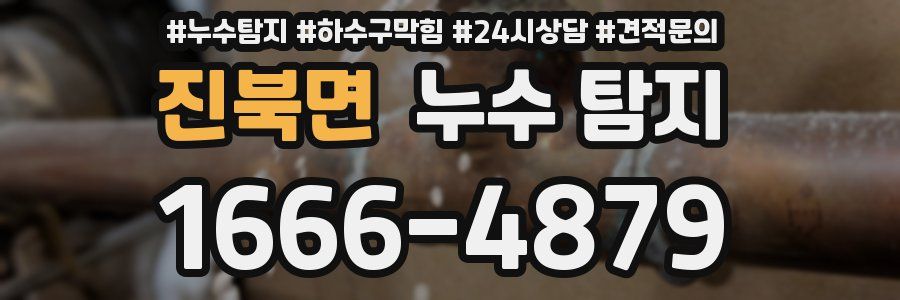 진북면 누수 탐지
