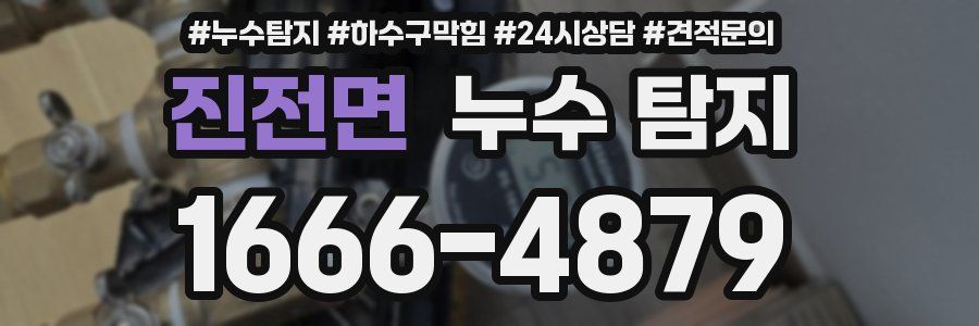 진전면 누수 탐지