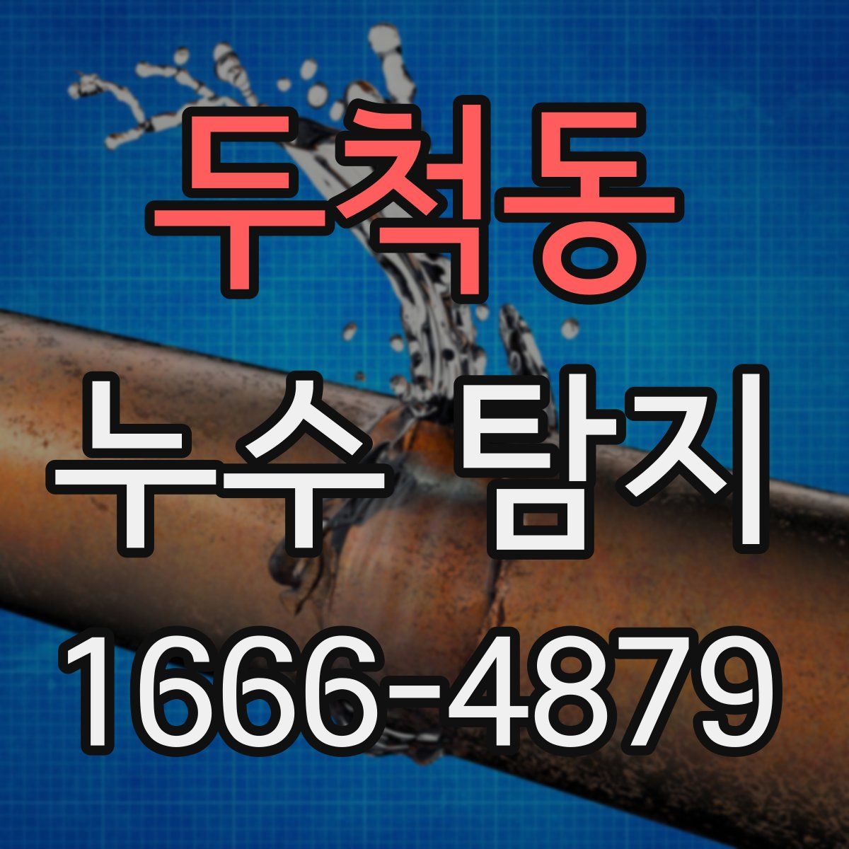 두척동 누수 탐지