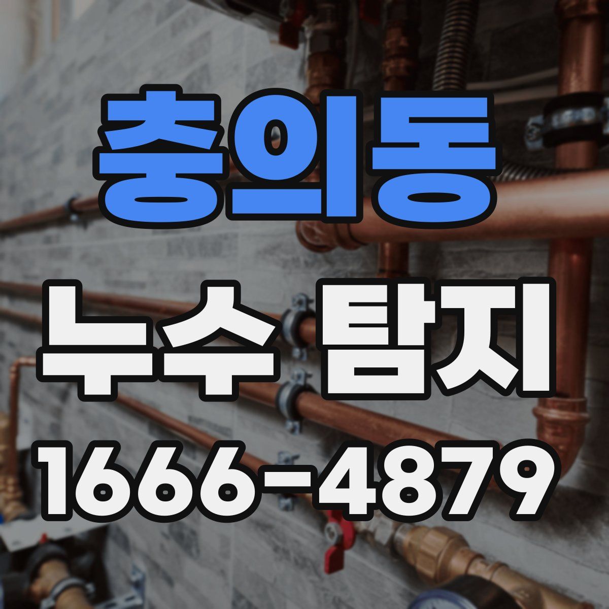 충의동 누수 탐지