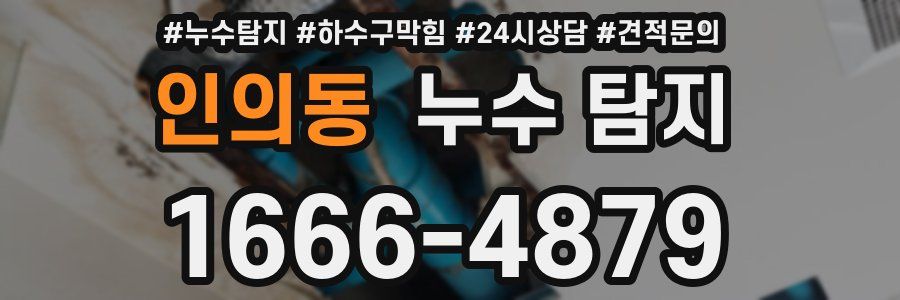 인의동 누수 탐지