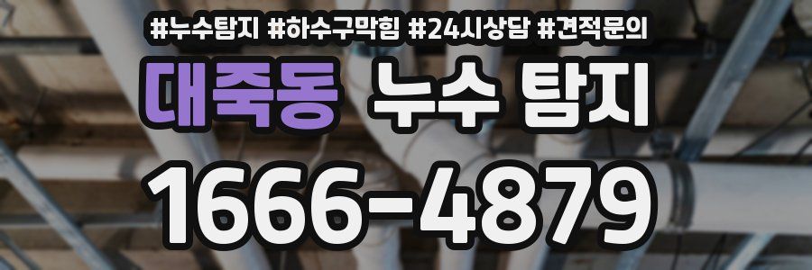 대죽동 누수 탐지