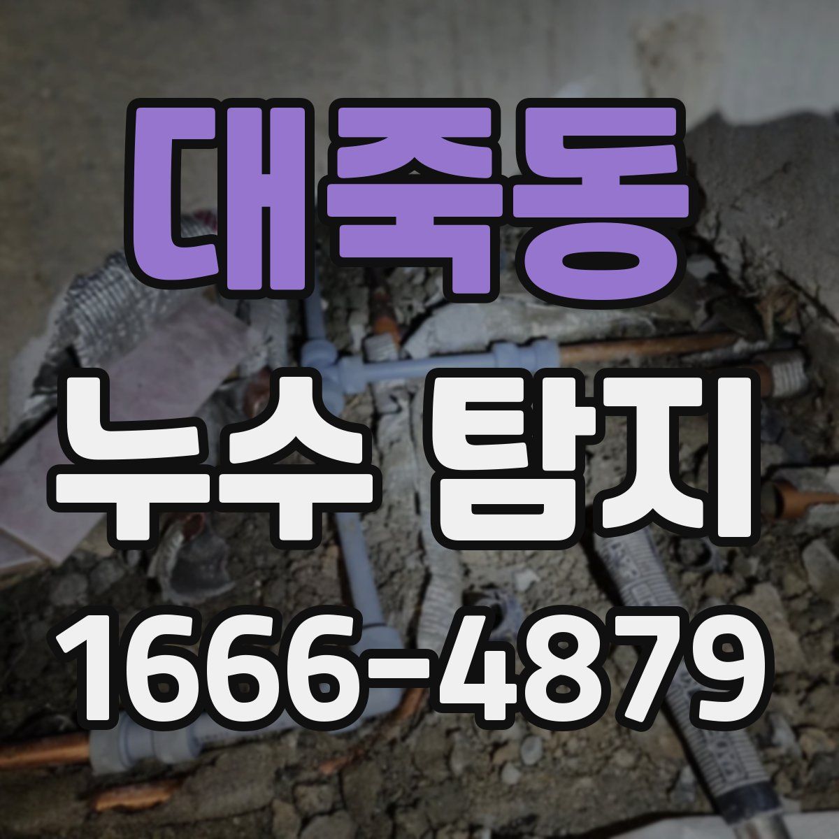 대죽동 누수 탐지