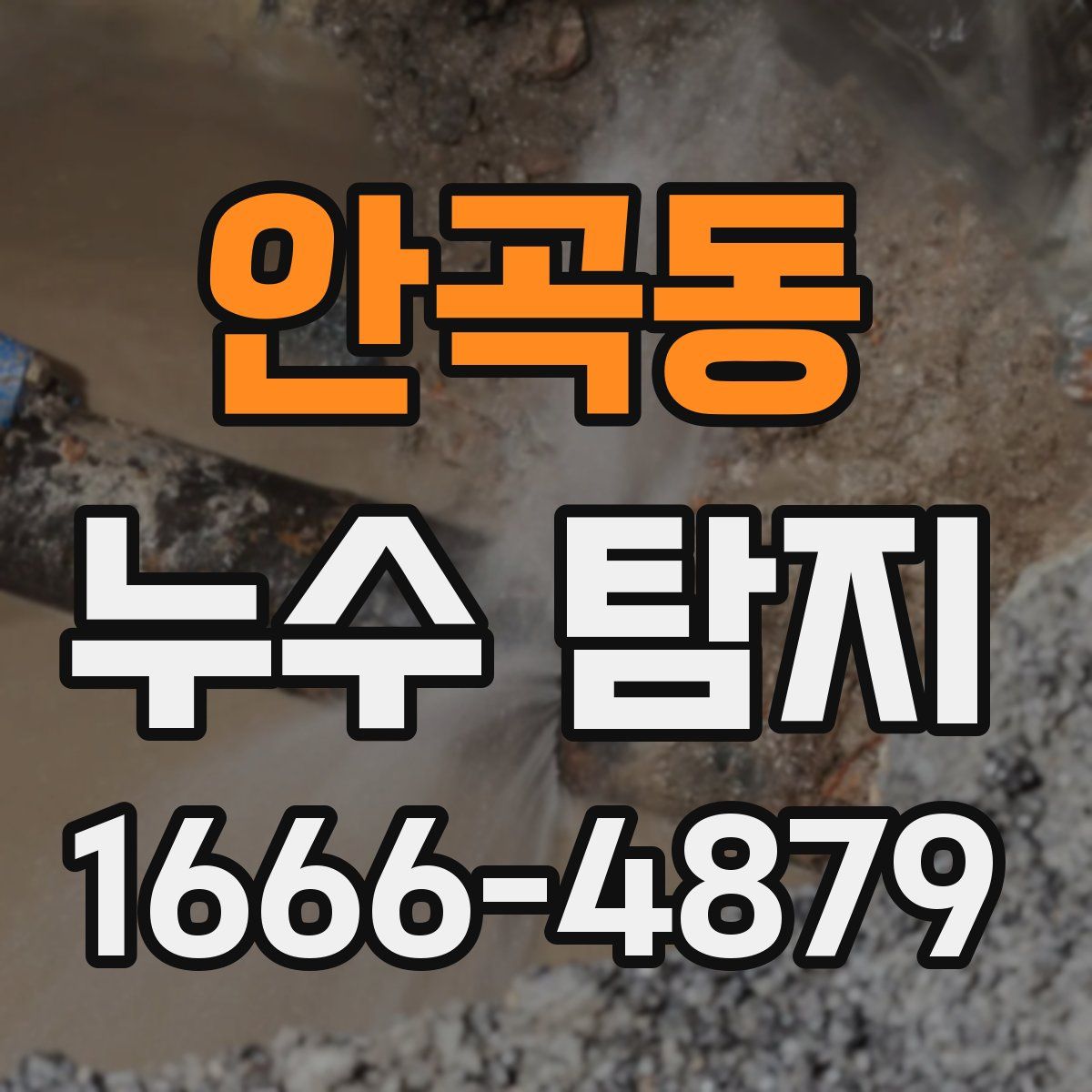 안곡동 누수 탐지