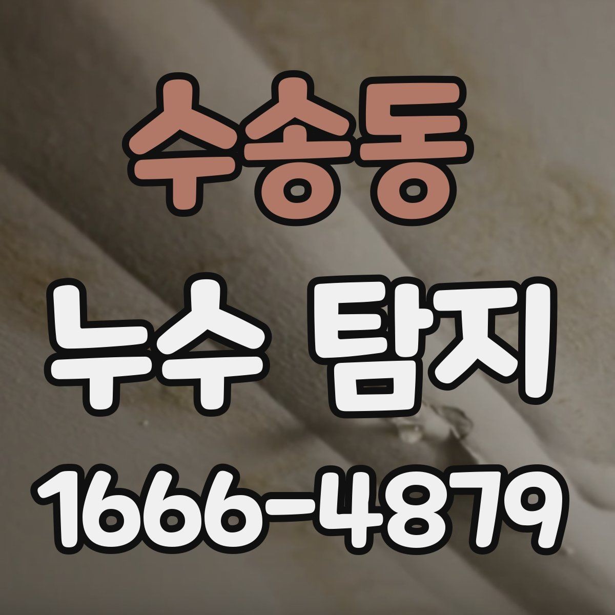 수송동 누수 탐지 사례로 살펴보는 천장 물자국