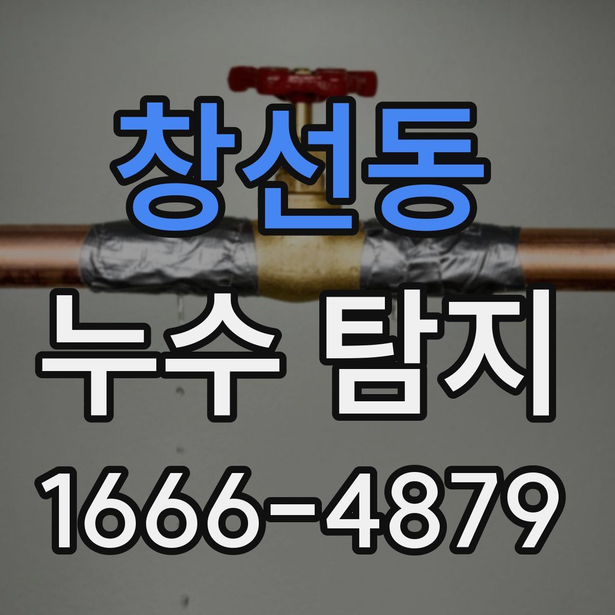 창선동 누수 탐지