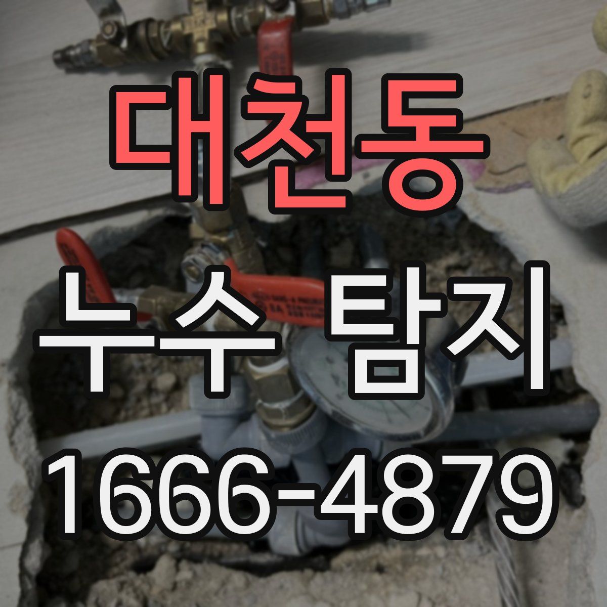 대천동 누수 탐지