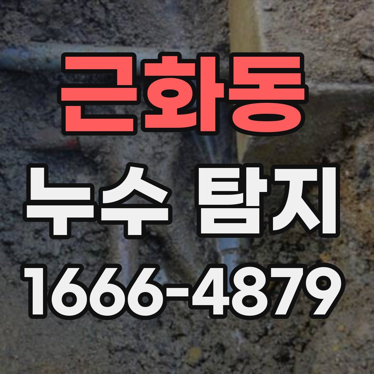 근화동 누수 탐지