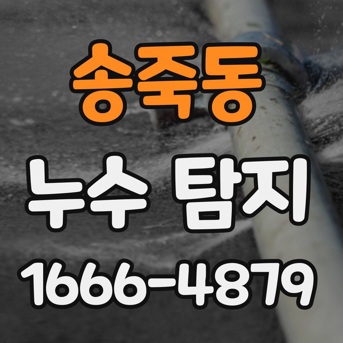 송죽동 누수 탐지