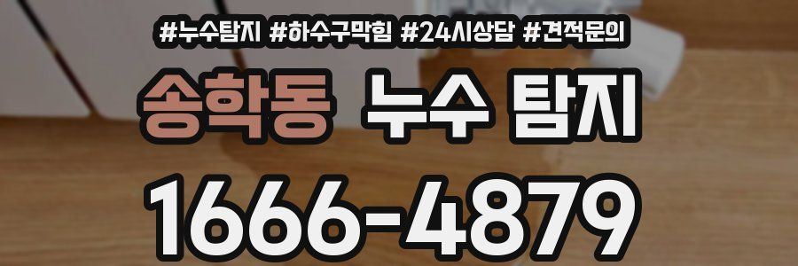 송학동 누수 탐지