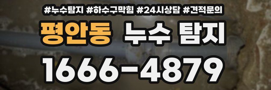 평안동 누수 탐지