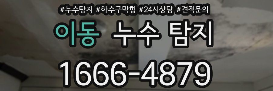 이동 누수 탐지