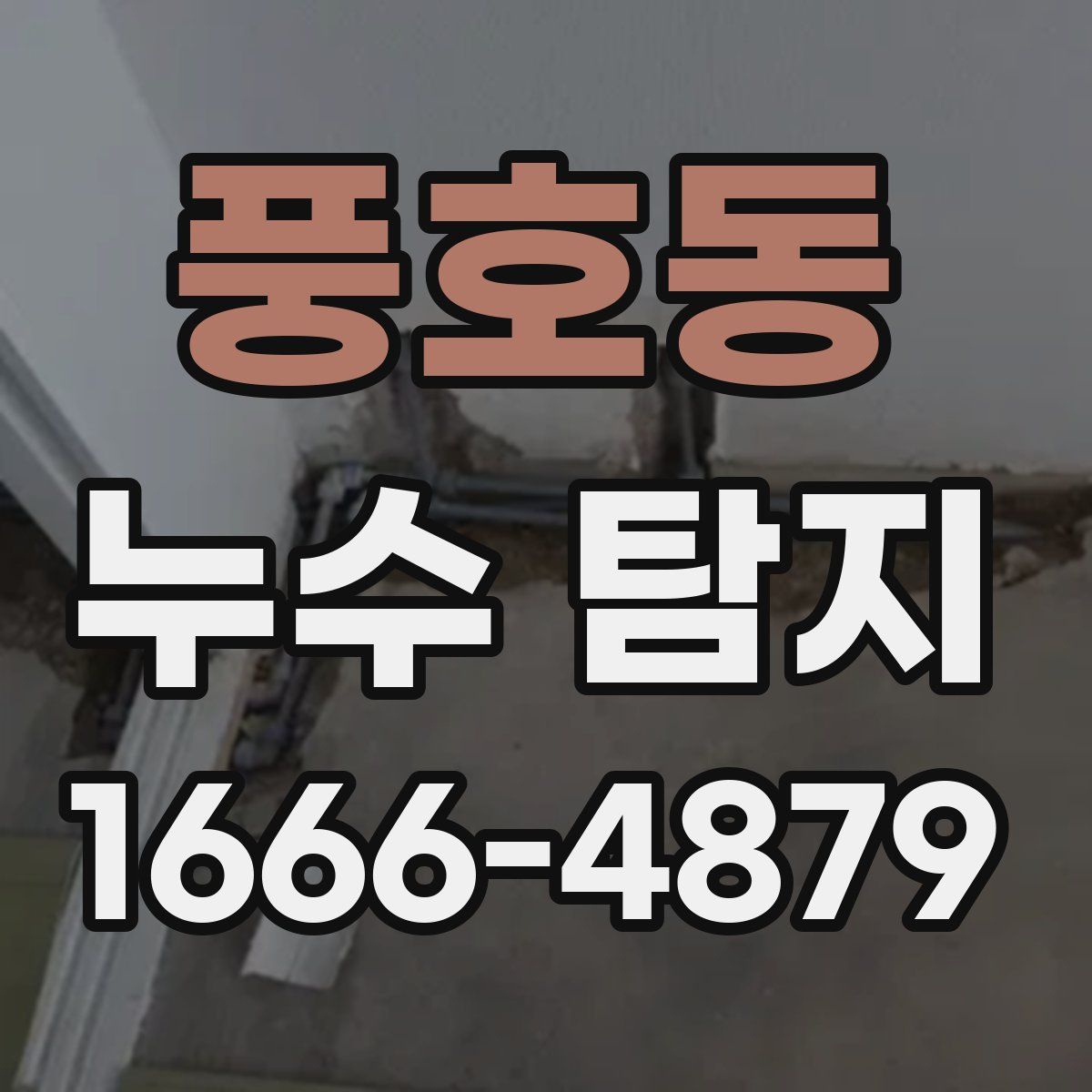 풍호동 누수 탐지