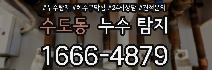 수도동 누수 탐지
