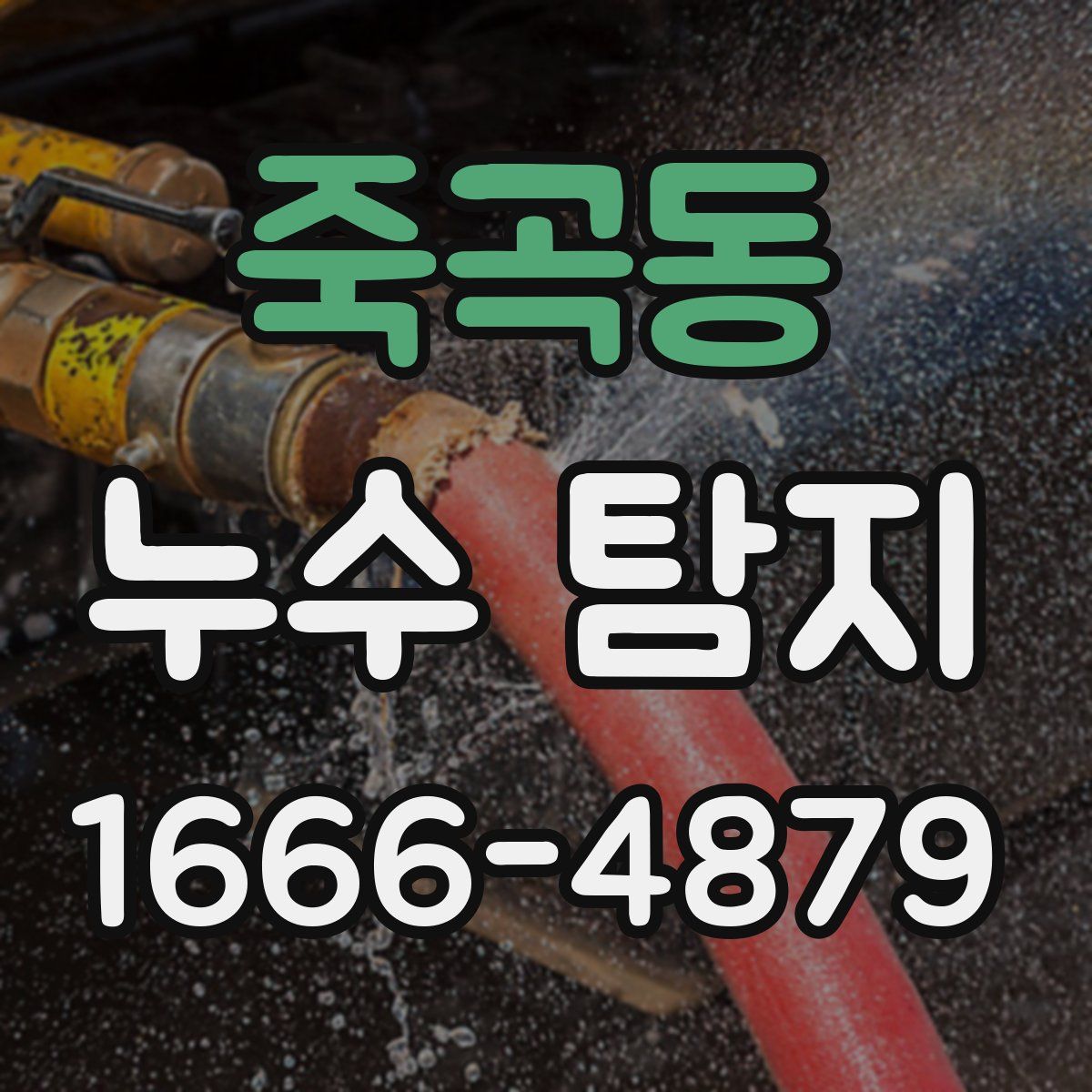 죽곡동 누수 탐지