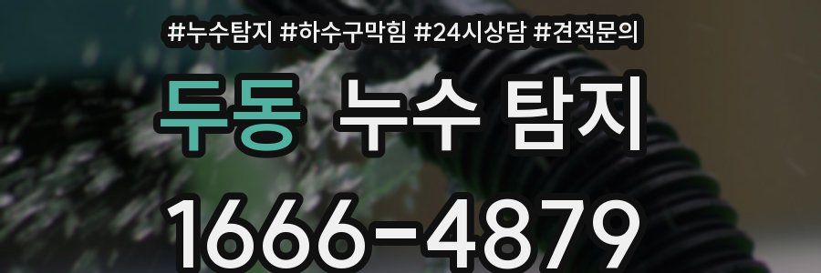 두동 누수 탐지