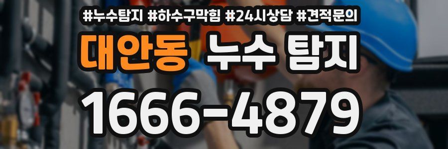 대안동 누수 탐지