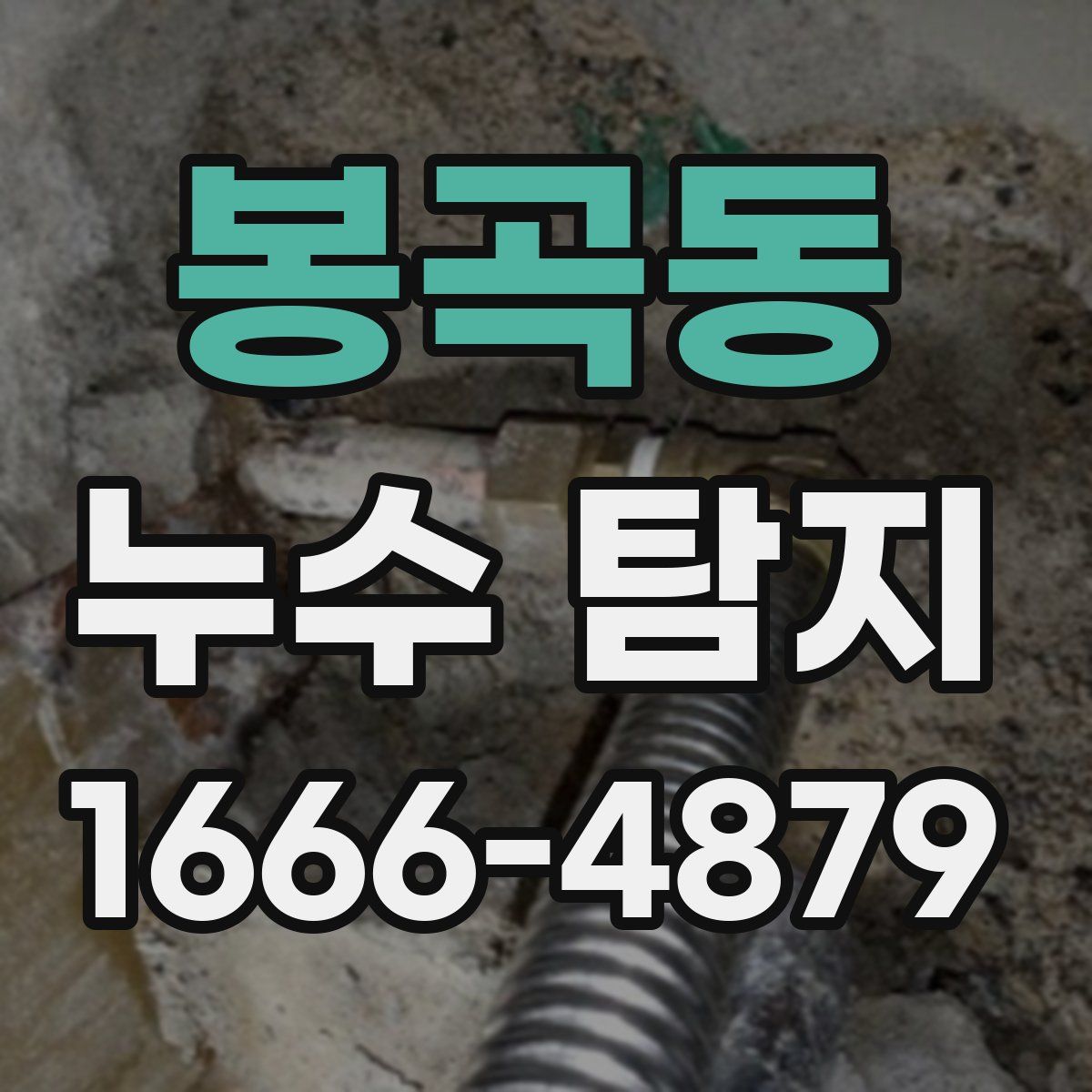 봉곡동 누수 탐지