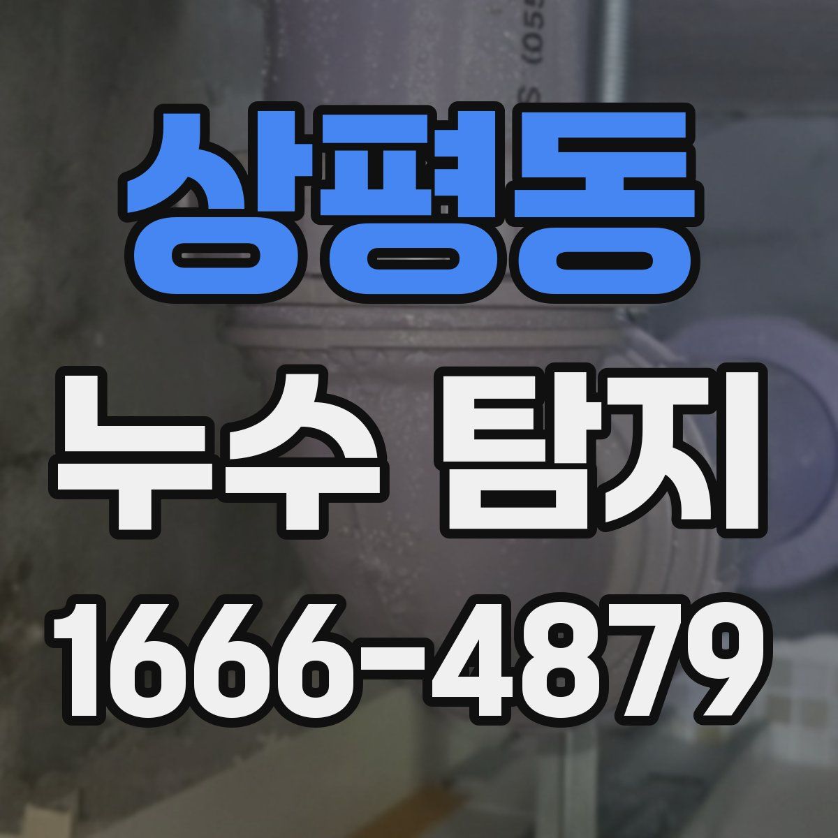 상평동 누수 탐지