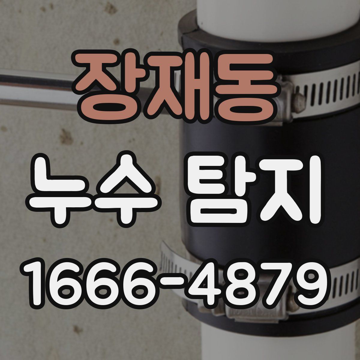 장재동 누수 탐지