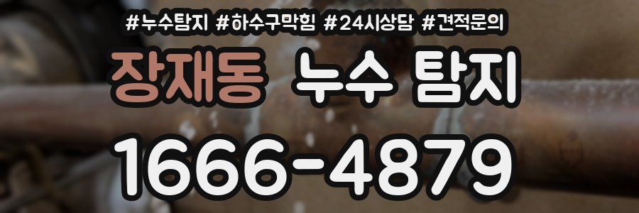 장재동 누수 탐지