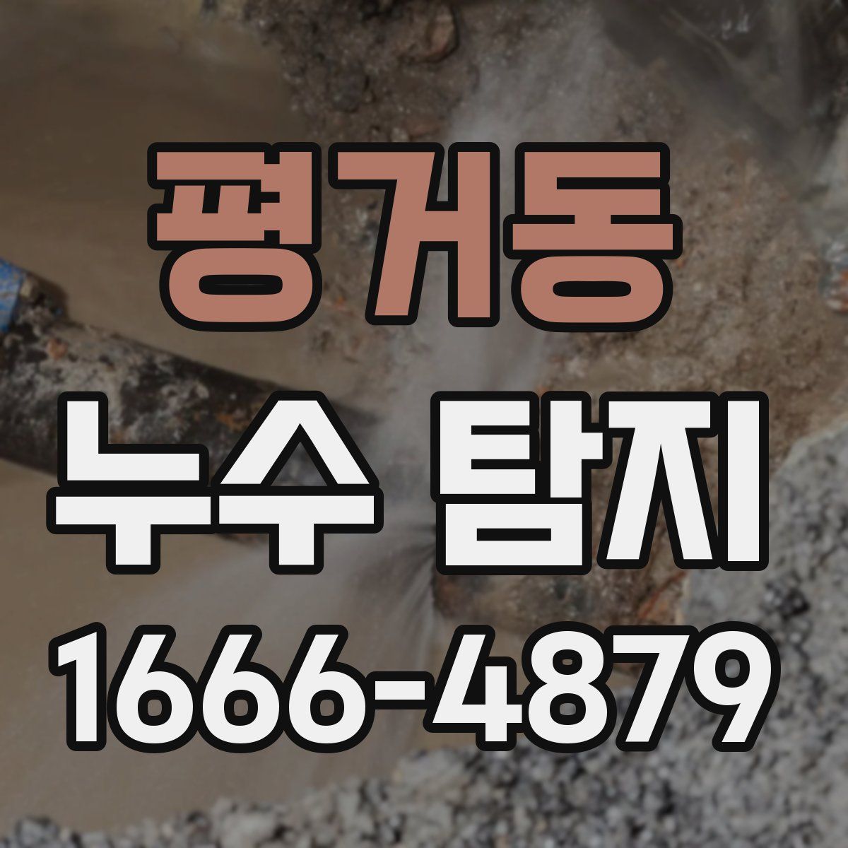평거동 누수 탐지