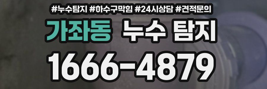 가좌동 누수 탐지