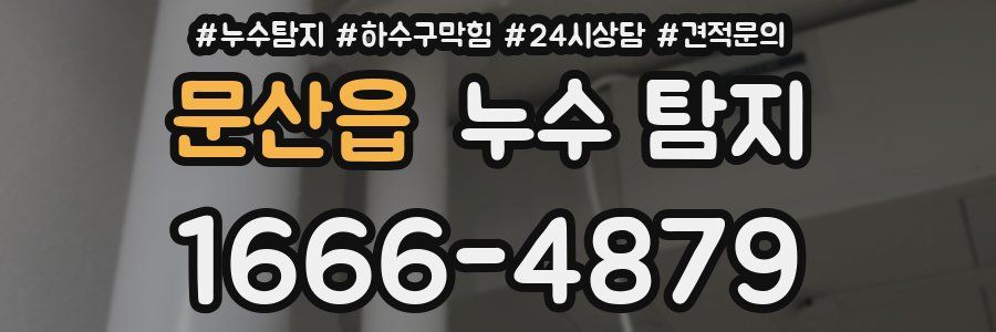 문산읍 누수 탐지