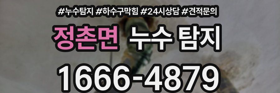 정촌면 누수 탐지