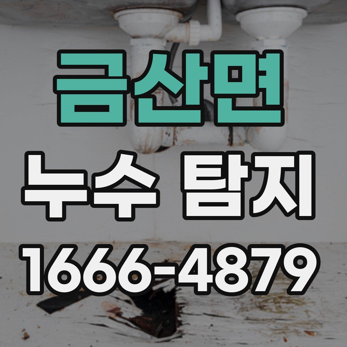금산면 누수 탐지