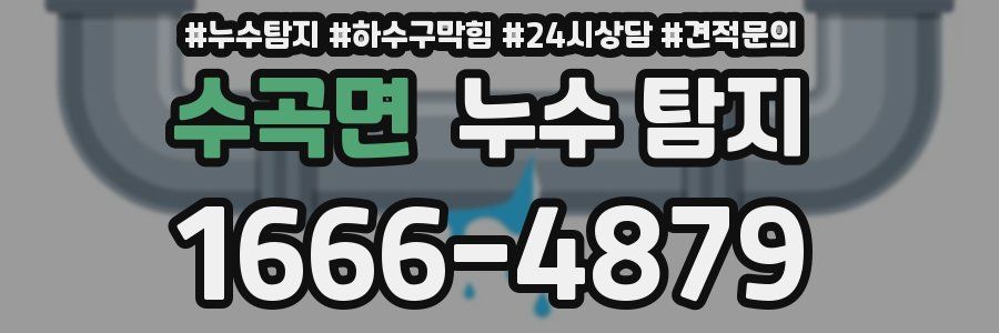 수곡면 누수 탐지