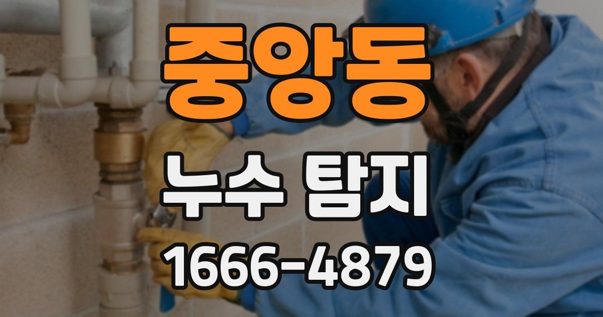 중앙동 누수 탐지