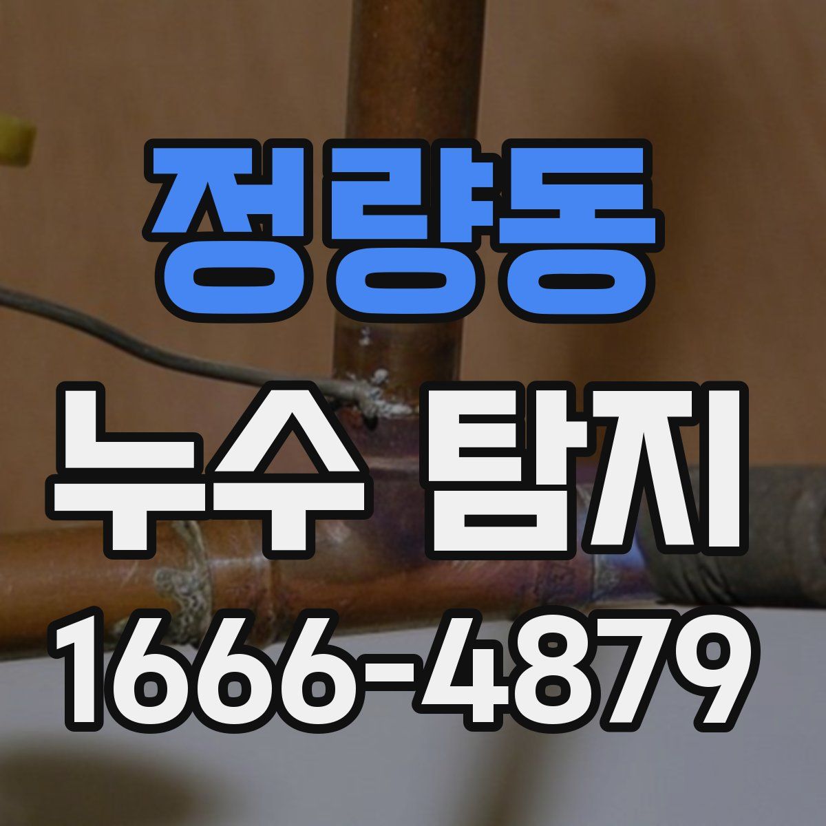 정량동 누수 탐지