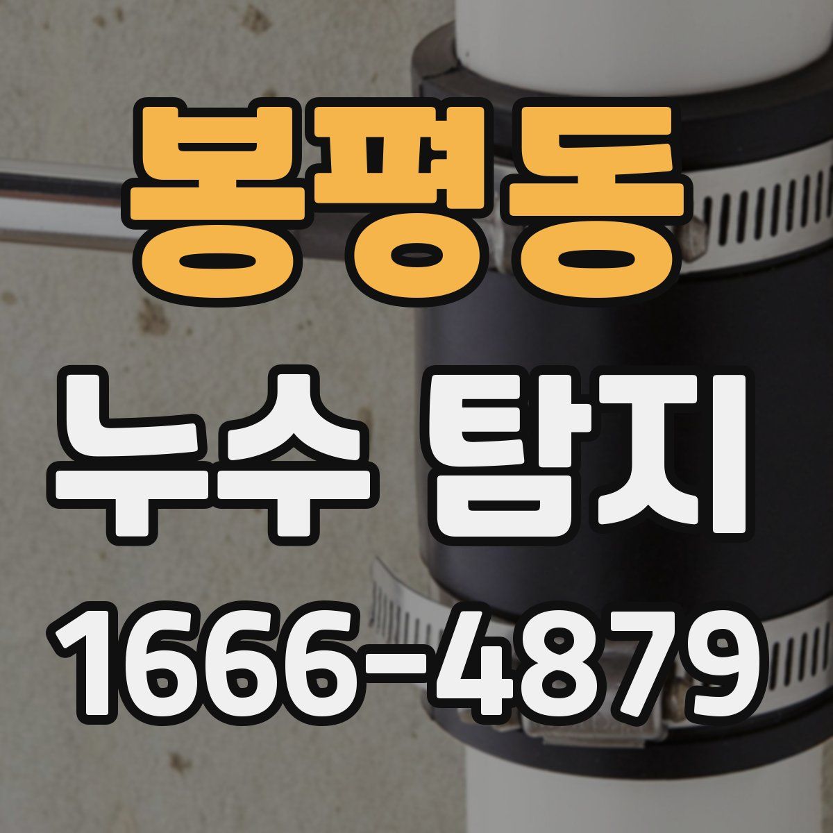 봉평동 누수 탐지