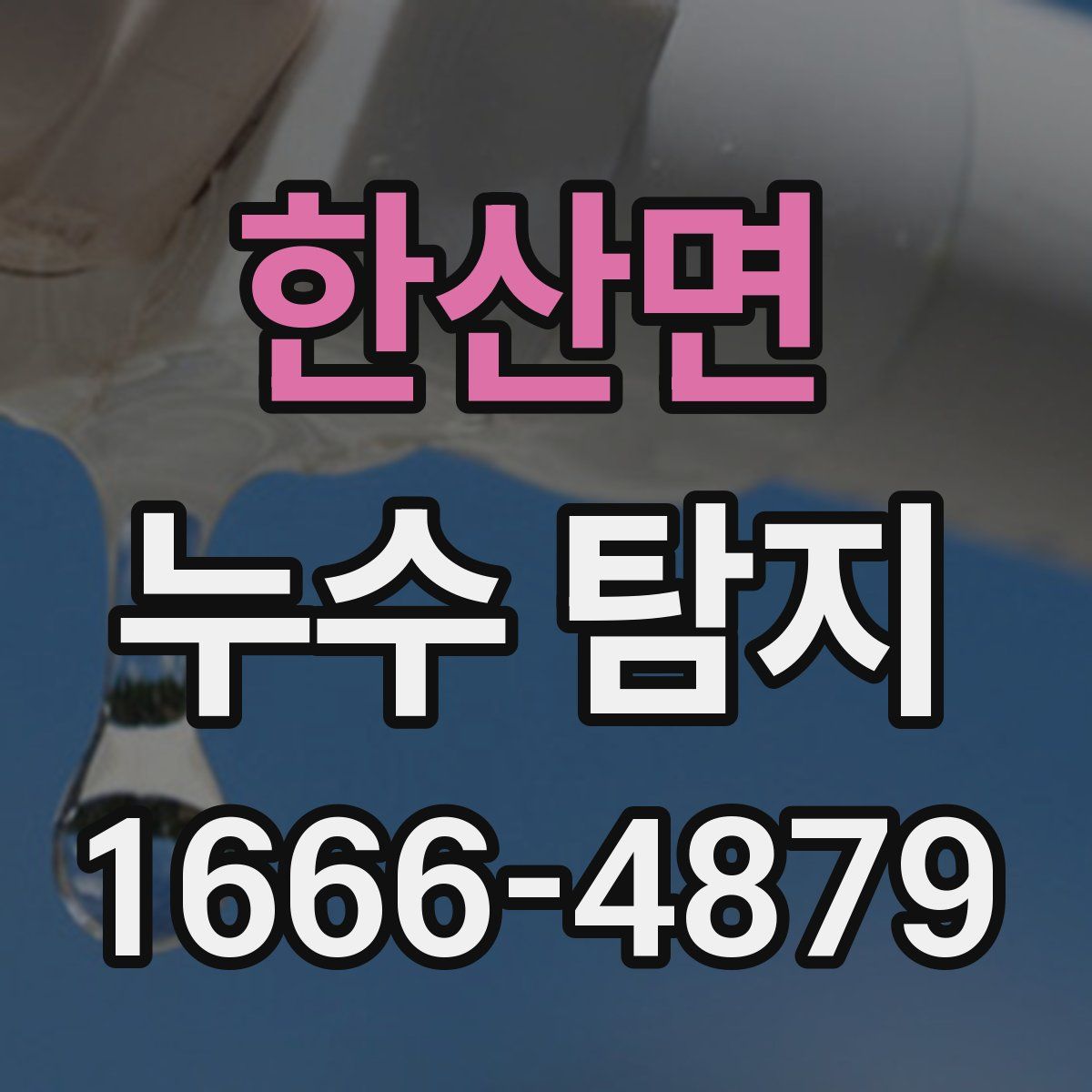 한산면 누수 탐지