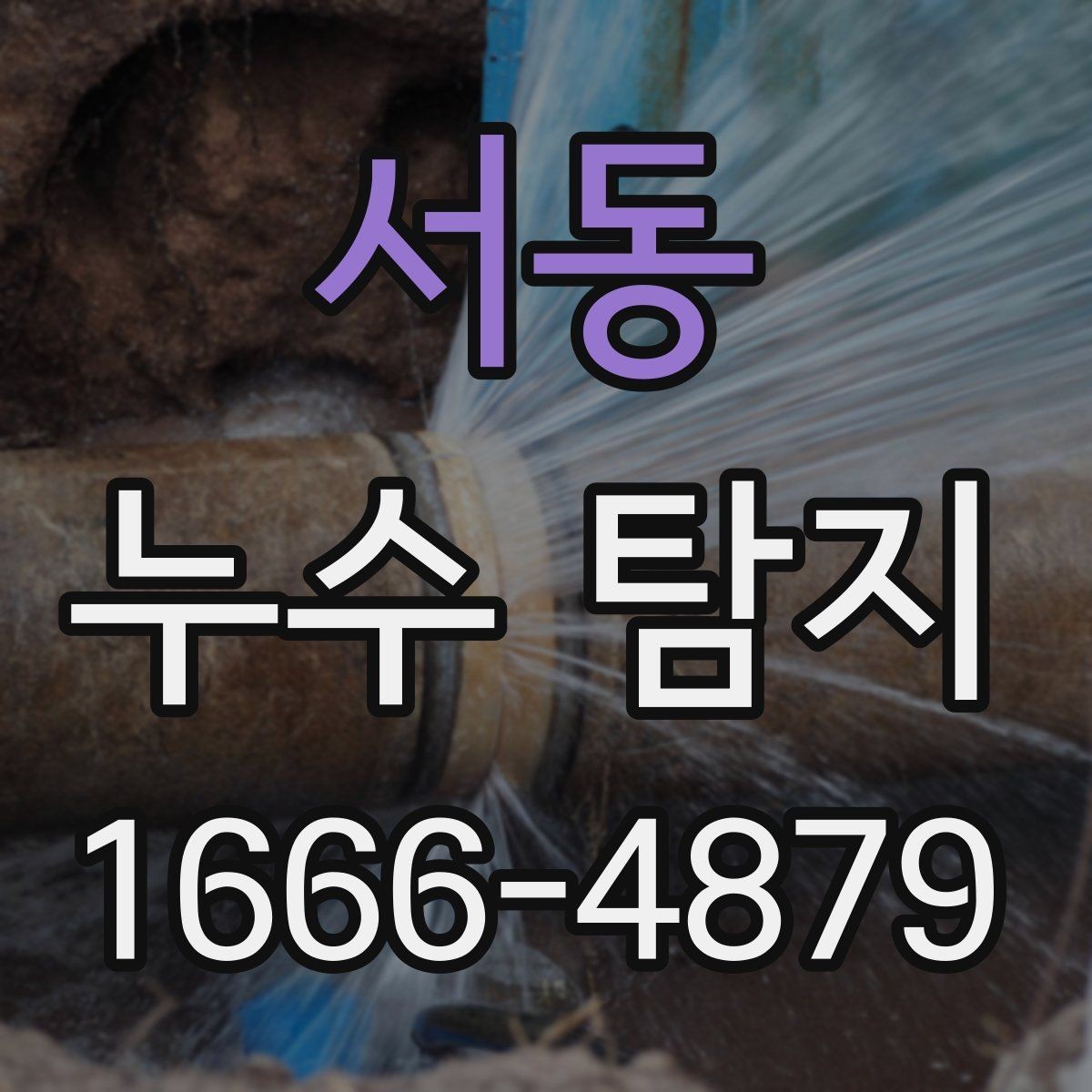 서동 누수 탐지 비용 절감을 위해 확인할 사항